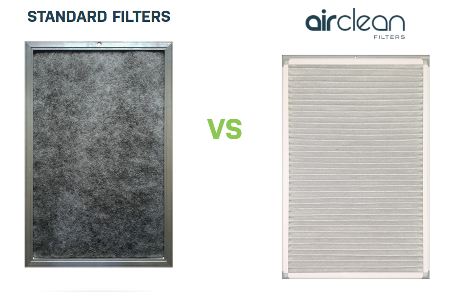 standard filters vs. airclean filters
